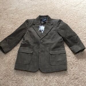 NWT! THE CHILDREN'S PLACE Kids boys Size 4 corduroy blazer